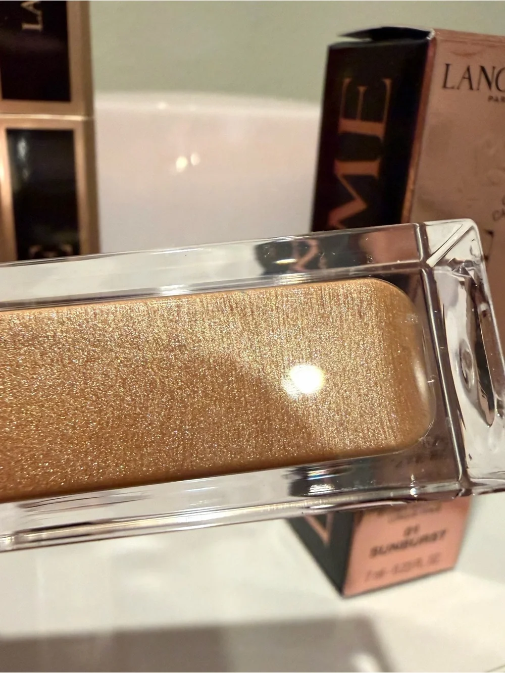 Idôle Tint Liquid Eye-Blusher in Sunburst Full Size Gold And Lash Idol Mascara
